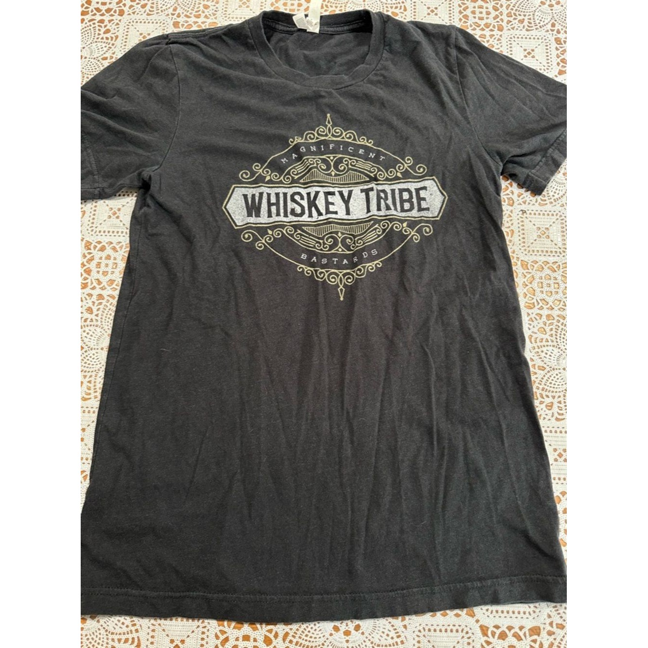 Bella Canvas Black Whiskey Tribe Graphic Tee